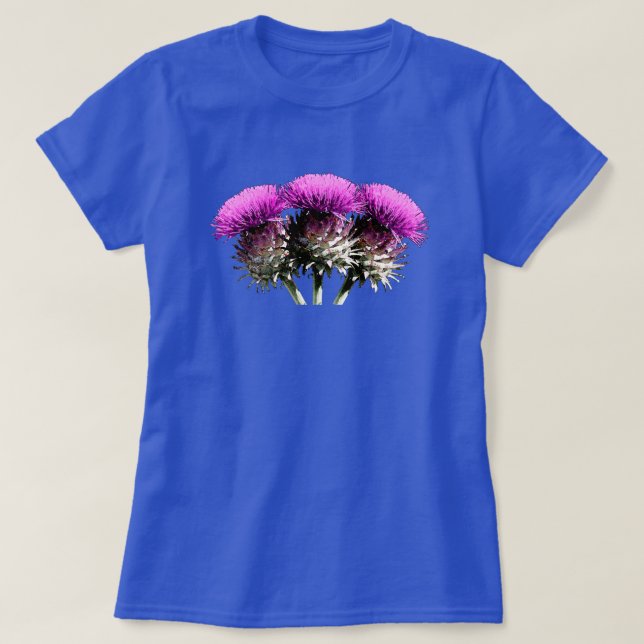 Camiseta Tres Cardos Escoceses (Diseño del anverso)