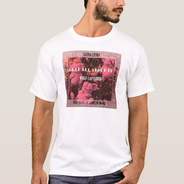Camiseta tres cerditos (Anverso)