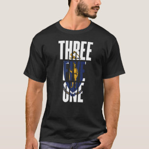 Camiseta Tres cinco uno 351 código de área Lowell Massachus