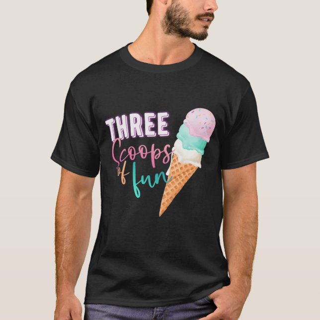 Camiseta Tres copas de diversión (Anverso)