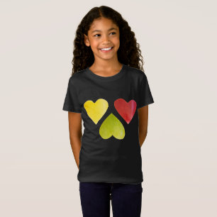 Camiseta Tres corazones