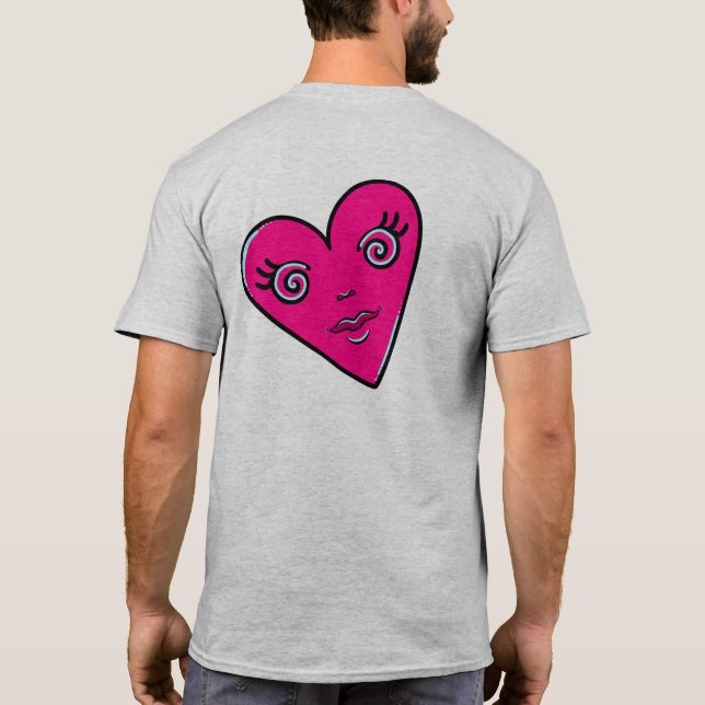 Camiseta Tres corazones (Reverso)