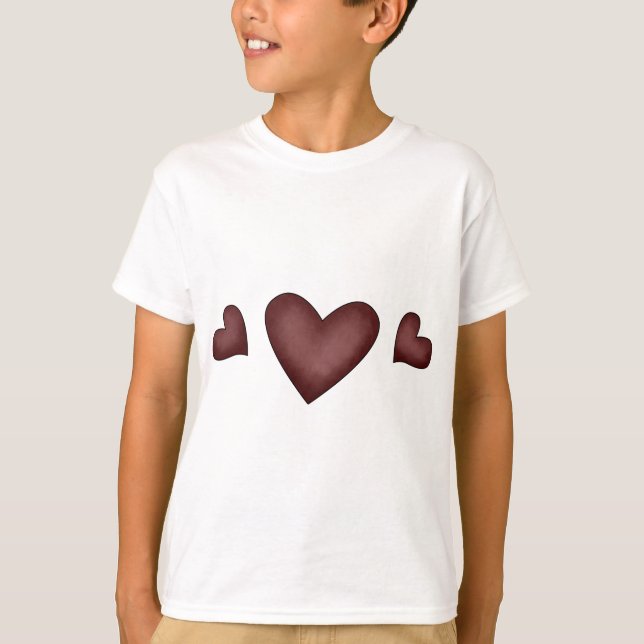 Camiseta Tres corazones (Anverso)