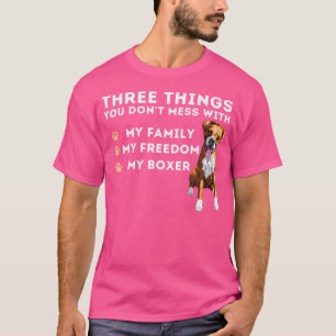 Camiseta Tres Cosas Con Las Que No Te Molestas - El Boxer A