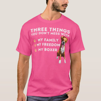 Camiseta Tres Cosas Con Las Que No Te Molestas - El Boxer A