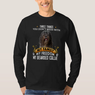 Camiseta Tres cosas que no se mezclan con Collie