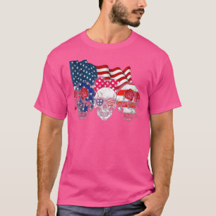 Camiseta Tres Cránulos Feliz Día De La Independencia 4 De J