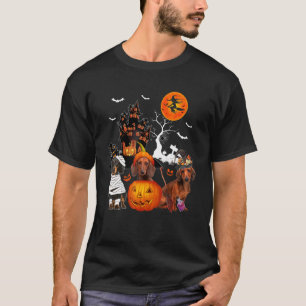 Camiseta Tres Dachshunds Halloween Mummy Scary Witch con
