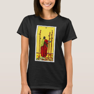 Camiseta Tres De Las Palas Vintage Tarot Card Rider Waite D