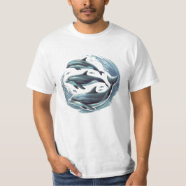 Camiseta Tres delfines