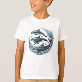 Camiseta Tres delfines