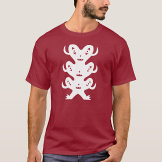 Camiseta Tres dirigieron al monstruo de la luna