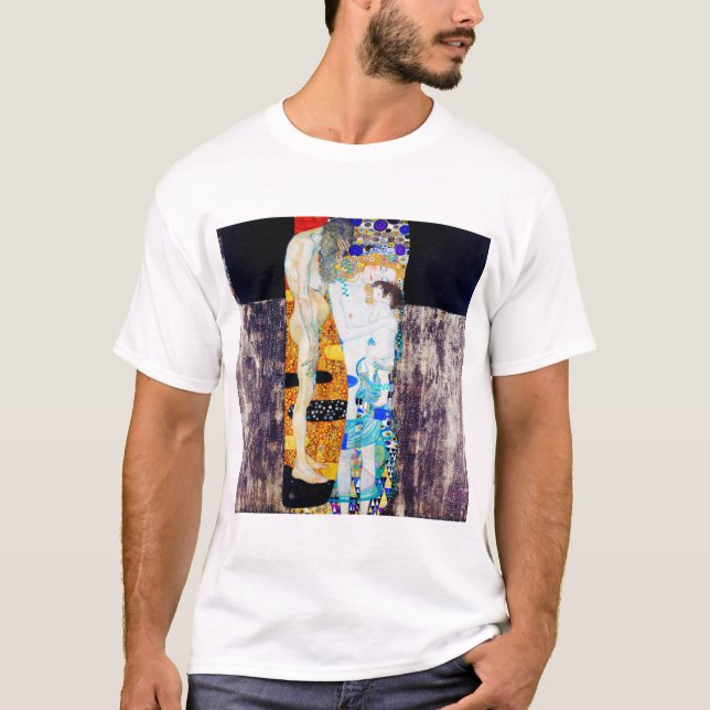 Camiseta Tres Edades de Vida, Gustav Klimt (Anverso)