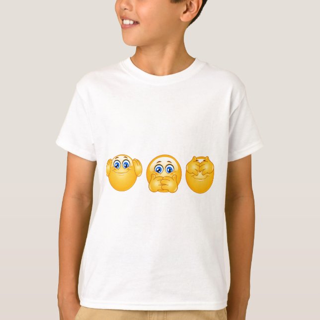 Camiseta tres emojis sabias (Anverso)