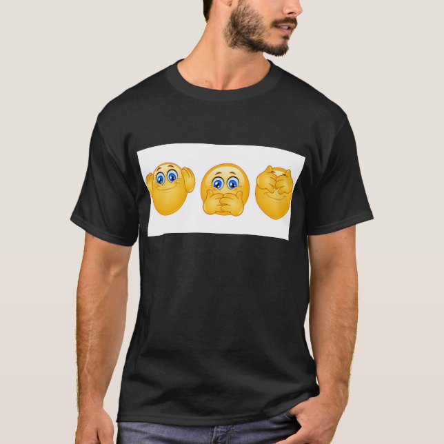 Camiseta tres emojis sabias (Anverso)