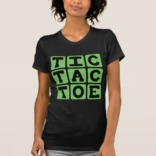 Camiseta Tres en raya, Juego de X's y O's