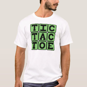 Camiseta Tres en raya, Juego de X's y O's