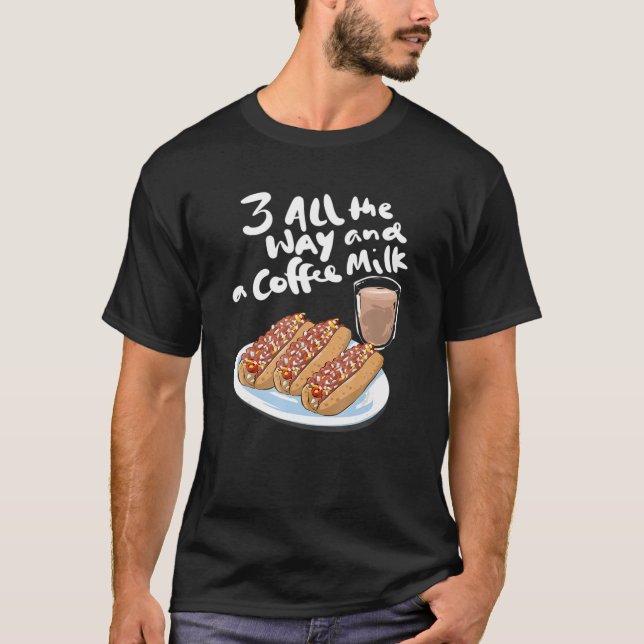 Camiseta Tres En Todo El Camino Y Una Cafetera De Madera Ca (Anverso)
