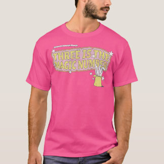 Camiseta Tres Es El Número Mágico Vintage