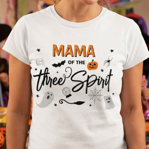 Camiseta ¡Tres Espíritus! Fiesta de cumpleaños 3 de Hallowe
