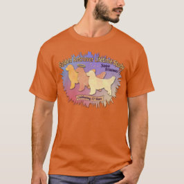 Camiseta Tres estrellas doradas - pancarta naranja