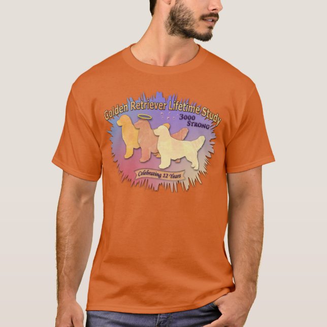 Camiseta Tres estrellas doradas - pancarta naranja (Anverso)