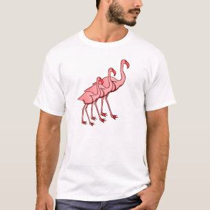Camiseta Tres flamencos
