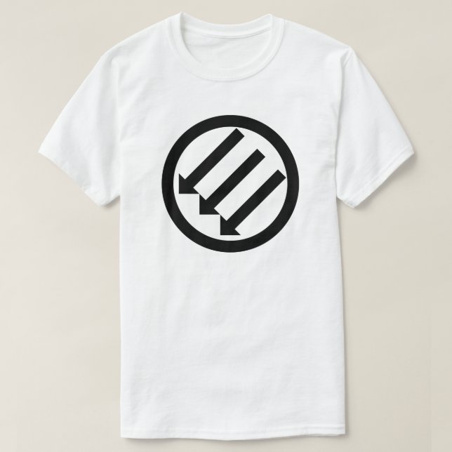 Camiseta Tres Flechas Antifascismo (Diseño del anverso)