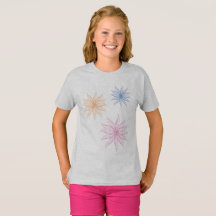 Camiseta - Tres Flores De Pluma Dainty