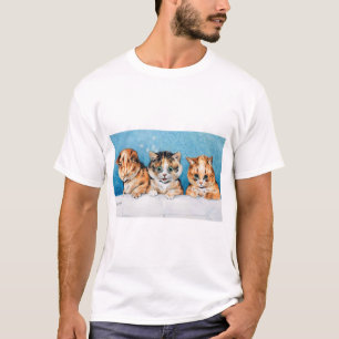 Camiseta Tres gatitos, Gato, Louis Wain