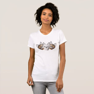 Camiseta Tres gatos