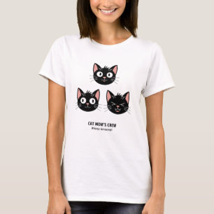 Camiseta Tres gatos maliciosos