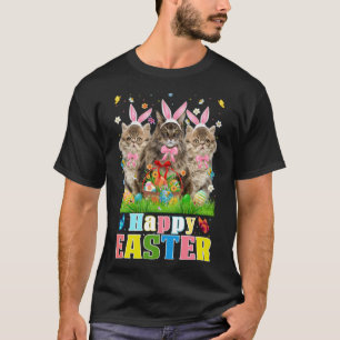 Camiseta Tres gatos malvados persas y el sabor de la cesta