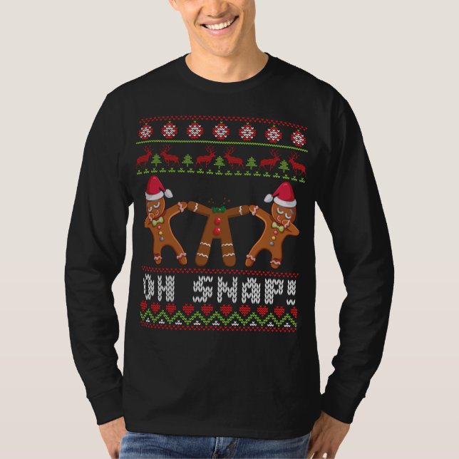 Camiseta Tres Gingerpanes Rompiendo La Cabeza Dabbing Junto (Anverso)
