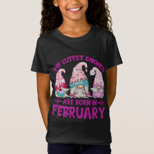 Camiseta Tres Gnomes De Cumpleaños Para La Leyenda De Mader