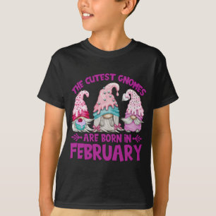 Camiseta Tres Gnomes De Cumpleaños Para La Leyenda De Mader