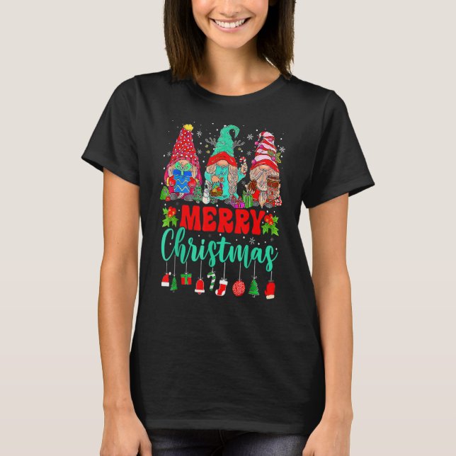 Camiseta Tres Gnomes Navidades Rojos De Búfalo Encendidos L (Anverso)
