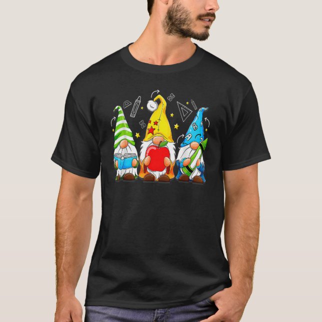 Camiseta Tres Gnomes Virtual 100 Day Of School Teachers (Anverso)