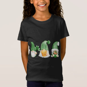 Camiseta Tres gnomies de St. Patricks para el Día de St. Pa