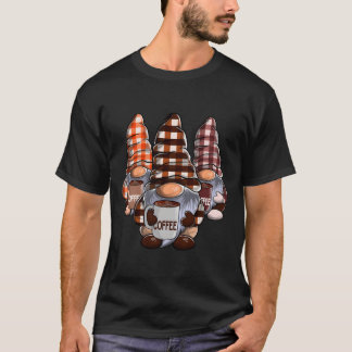 Camiseta Tres Gnomos de Café Gnomo de Café Café Gnomo
