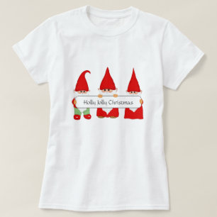 Camiseta Tres Gnomos de Navidad