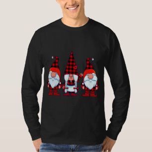 Camiseta Tres gnomos en Navidades de escúfalo rotos ganan N
