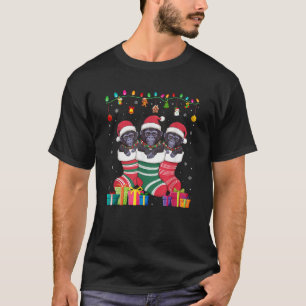Camiseta Tres gorilas en broma niños Chicas niños Cristo