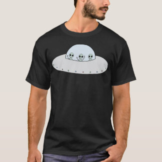 Camiseta Tres Grises En Un Ufo