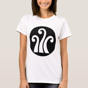 Camiseta Tres helechos en pastel de arroz