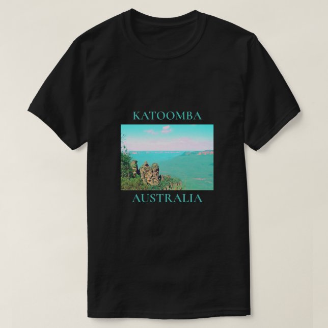 Camiseta Tres hermanas Katoomba montañas Australia viajan (Diseño del anverso)