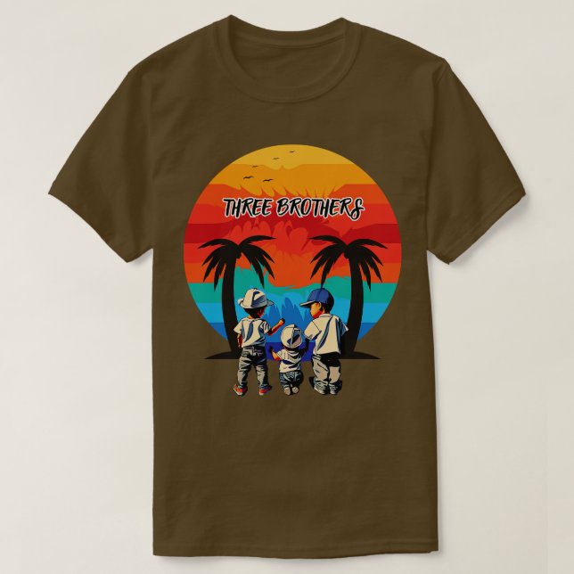 Camiseta tres hermanos (Diseño del anverso)