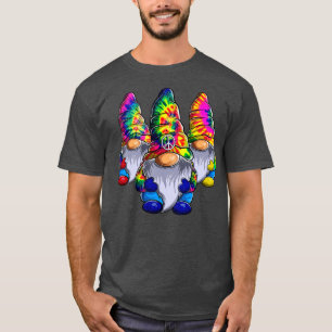 Camiseta Tres Hippie Gnomes Peace Gnome Funny Retro Tie Di