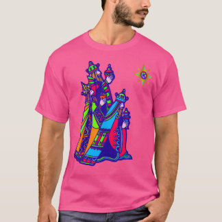 Camiseta Tres hombres sabios Reyes Magi Biblia Jesús Navida