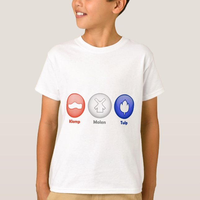 Camiseta Tres iconos holandeses (Anverso)